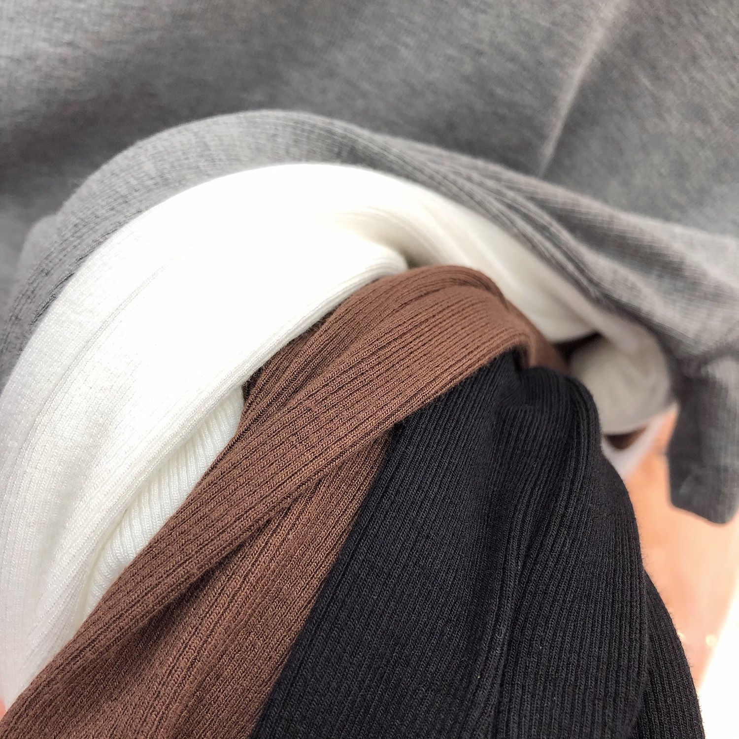 2025 Summer New Style Threaded Round Neck Slim T-Shirt Women's Short-Sleeved Versatile Inner Layer Pure Color Bottoming Shirt Top T-Shirt