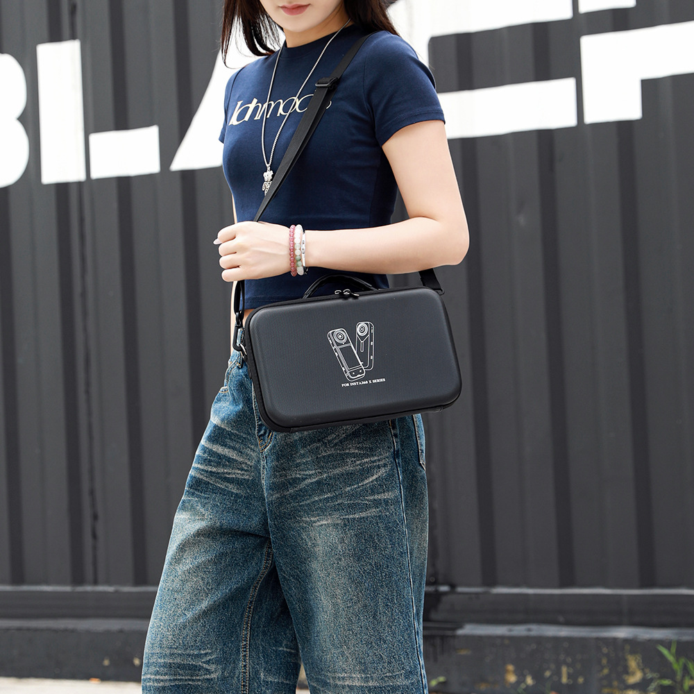 Bkano Is Suitable for Shadow Stone Insta360 X5 Cosmetics Bag X4 All-Purpose Suit Bag Storage Box Shoulder Bag Portable