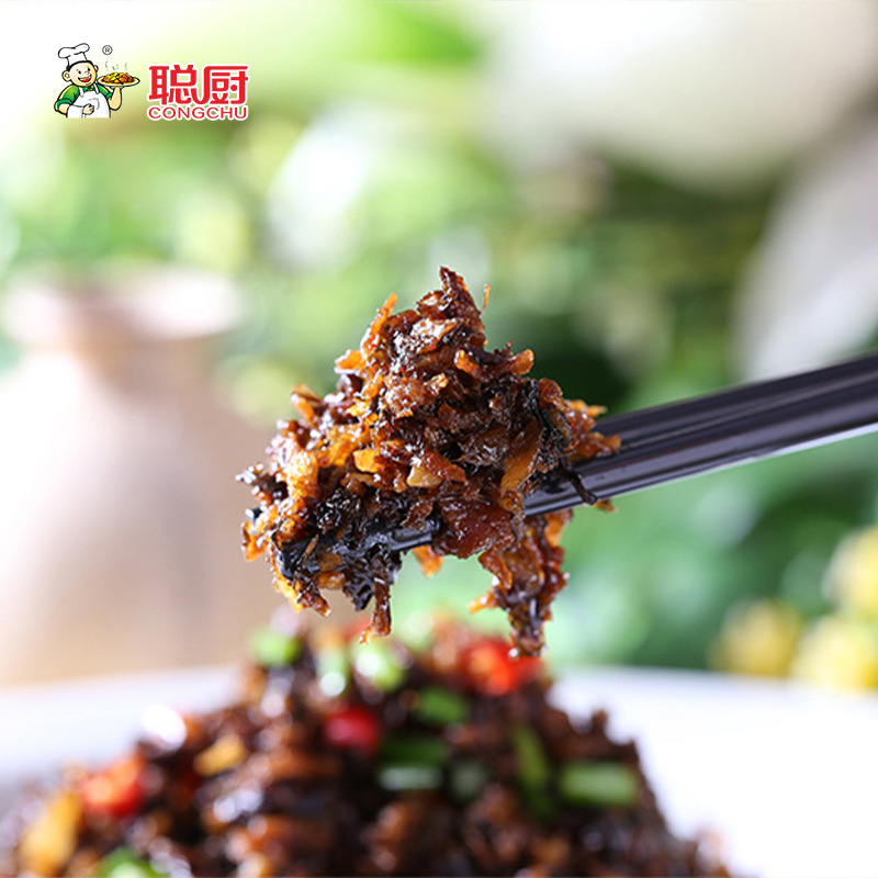 Congchu Xiangxi Grandma's Dishes 250g Vegetarian Semi-Finished Dishes Takeaway Fast Food Meal Kits Specialty Wholesale Pre-Made Dishes