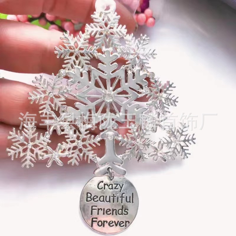 Cross-border new friendship alloy pendant Christmas tree decoration Christmas tree pendant Christmas car pendant