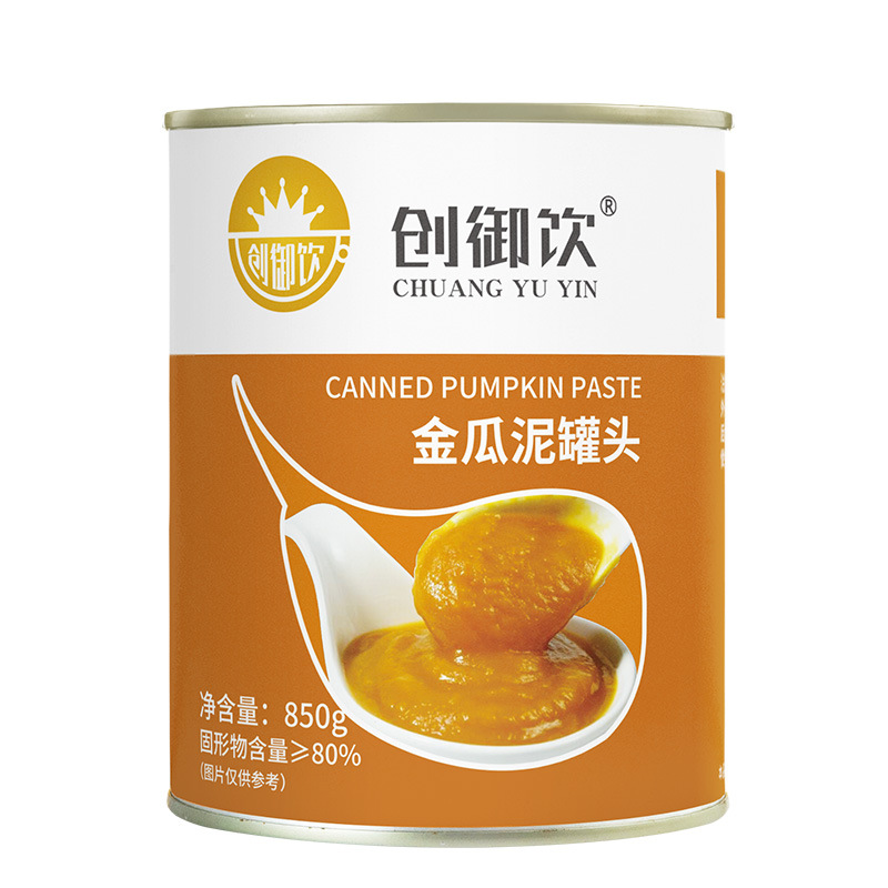 Chuangyu drink golden melon puree 850g pumpkin dirty Bobo tea dessert baking milk tea shop dedicated canned pumpkin puree