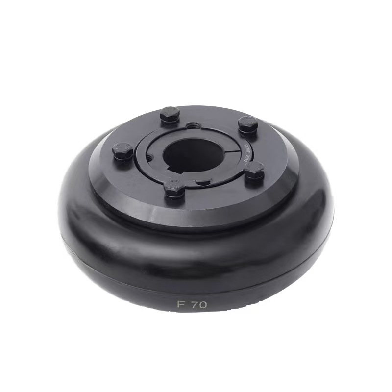 Manufacturer Supplies Tire Coupling F-Type Rubber Tire Body High Torque with Keyway Block-Mounted Martin Coupling