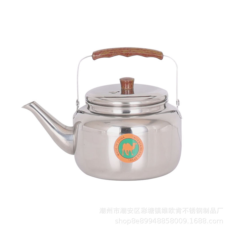 201 stainless steel household Lily kettle old-fashioned kettle gas-electric dual-use induction cooker Tea Kettle restaurant kettle