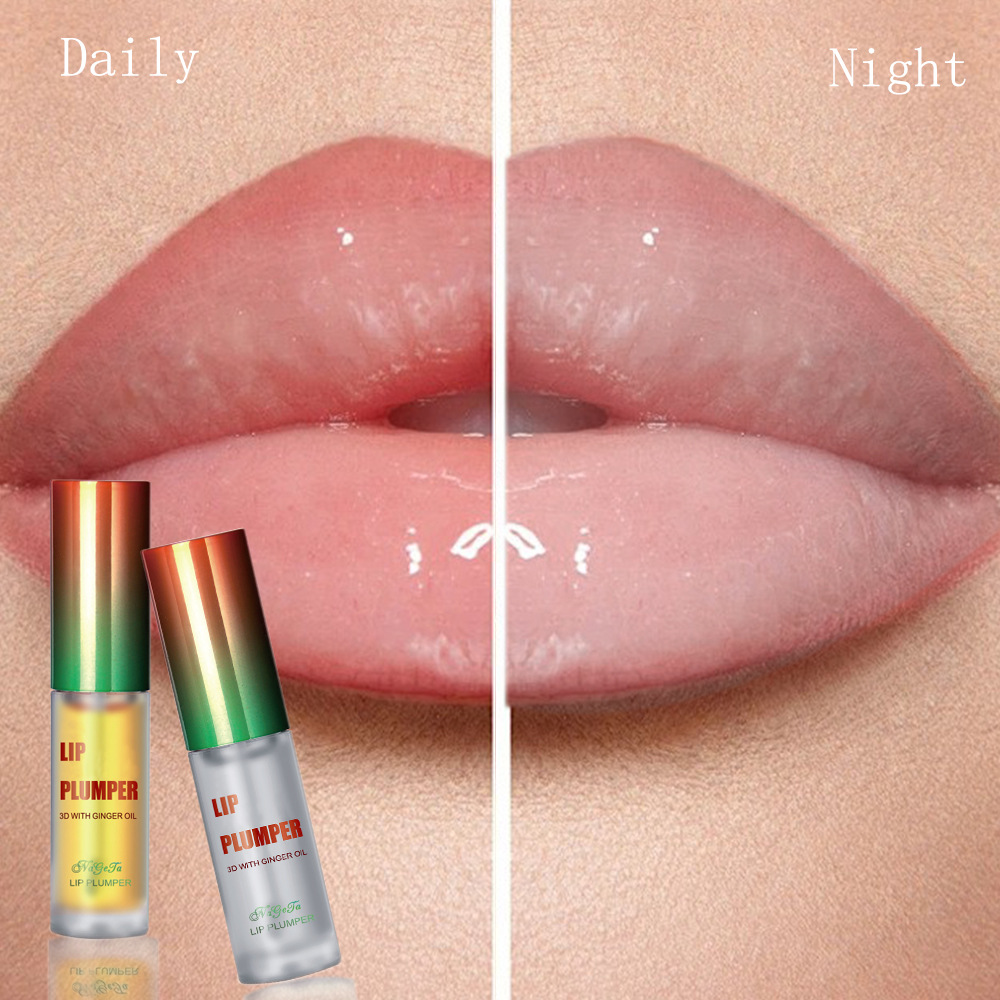 Nageta Plant Lip Plumping Oil Set Ginger Mint Lip Essence Enhances Plumping Temu Popular Variant