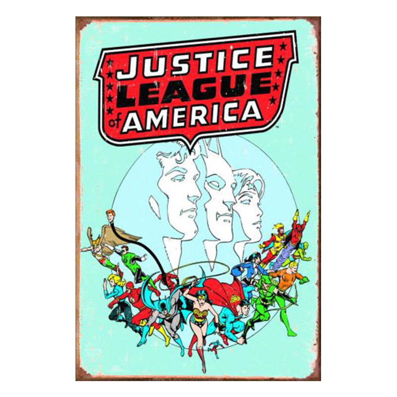 Factory American Retro Iron Painting Bar Restaurant Wall Hanging Iron Plate Export Decoration Personalized Tinplate Sign