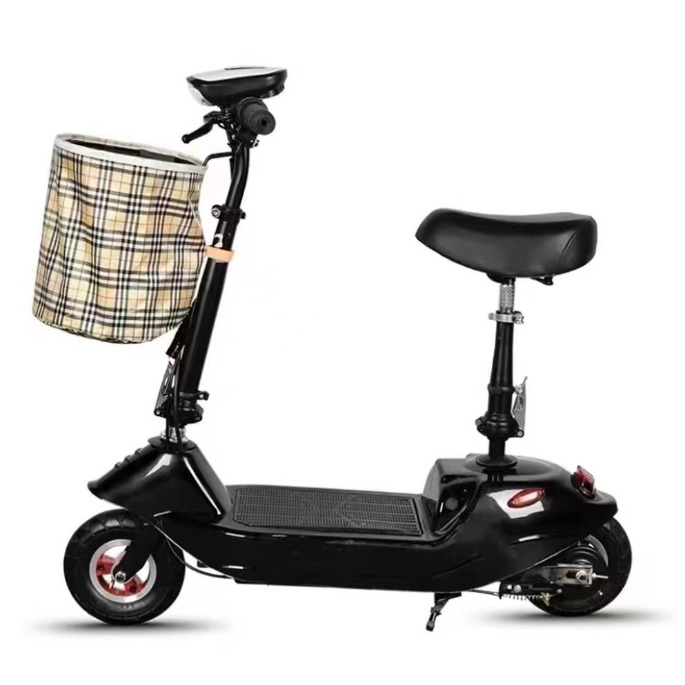 Small Dolphin Two-wheel Foldableing Electric Scooter for Men and Women Mini Mobility Leisure Battery Car