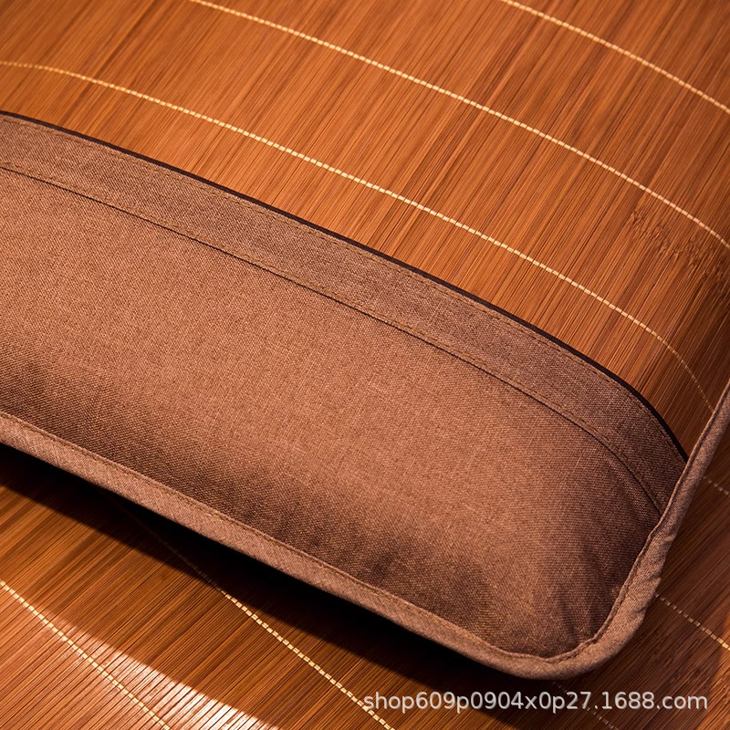 Factory Direct Sales Summer Cool Summer Pillowcase Mat Adult Set Pair Summer Bamboo Mat Pillowcase