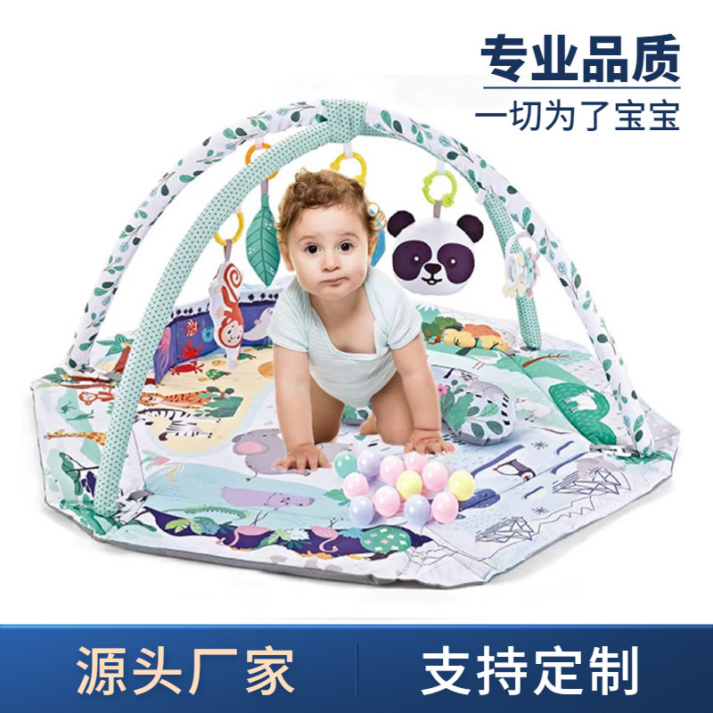 New Baby Toy Fitness Rack Multi-kinetic Enclosure Baby Crawling Mat Game Blanket Newborn Amazon Hot Sale