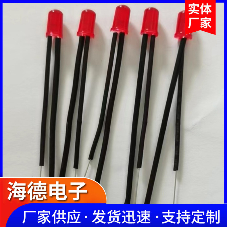 Светодиодный красный индикаторный свет, цветной индикаторный фонарик с резисторной лампой, 6 * 18 германиевая индикаторная лампа