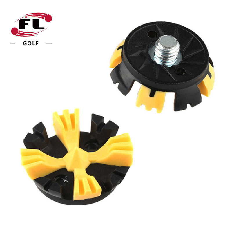 Chuangsheng Sports Goods Manufacturer Direct Sales Golf Shoe Spikes Golf Shoe Spikes Iron Screw Head Shoe Spikes Three Colors to Choose