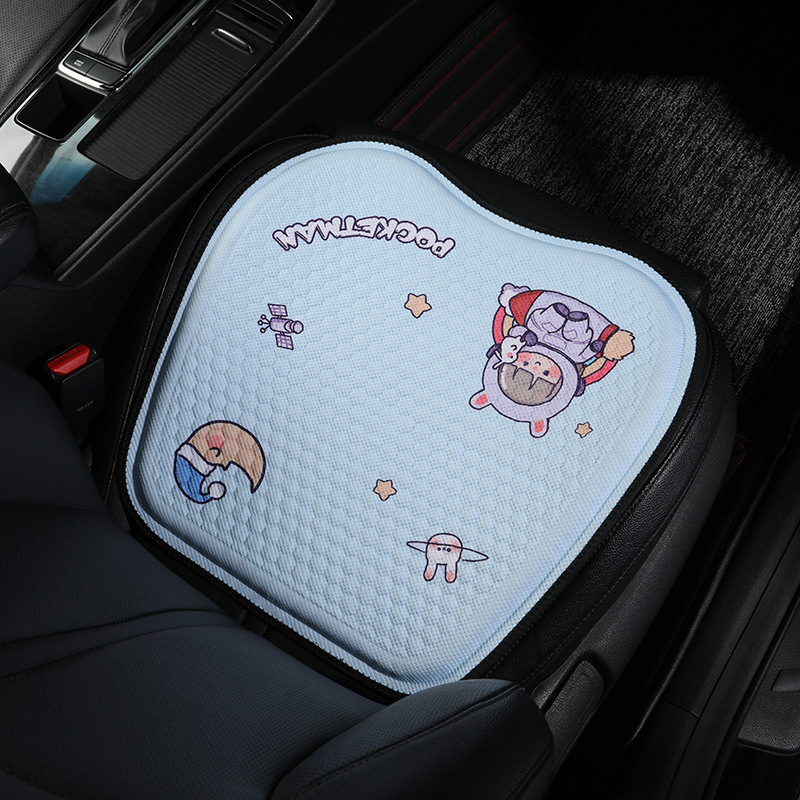 New Honeycomb Gel Cartoon Car Cushion Fat Cushion Suitable for Office Cushion Furniture Seat Cushion All Seasons