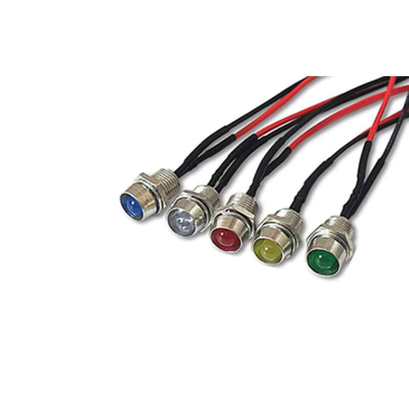 Hole 8mm small power signal lamp indicator light 5MM lamp bead led diode Luminous Lamp 110V 220V