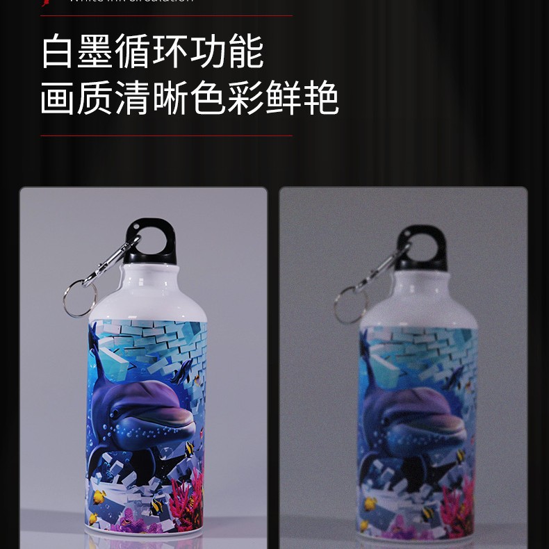 Small 6090uv printer phone case crystal logo acrylic metal badge wood board wine bottle gift box printing