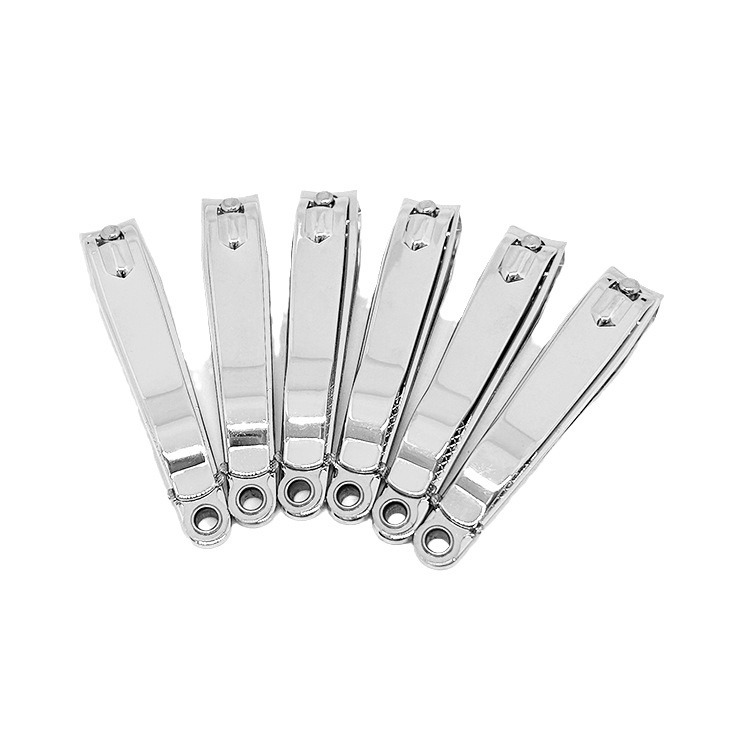 Factory Direct Sales Flat Mouth Carbon Steel Nail Clipper with File 618 Large Adult Household Manicure Tool