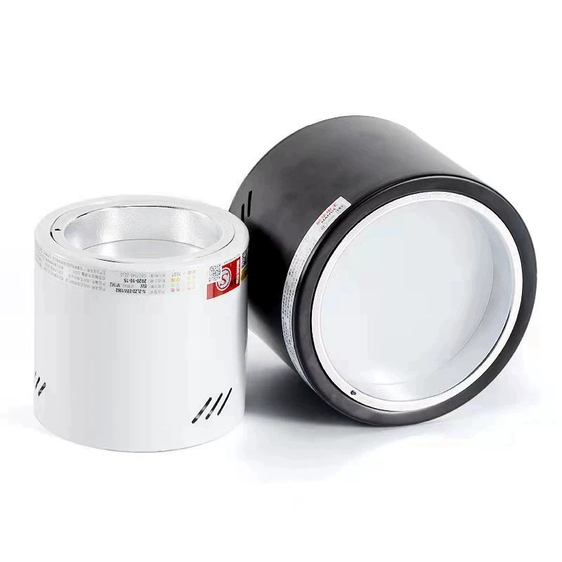 Minhua Electrician Surface-Mounted Emergency Downlight Fire Emergency Power Outage Emergency Lighting Integrated Ceiling Spotlight Ceiling Type