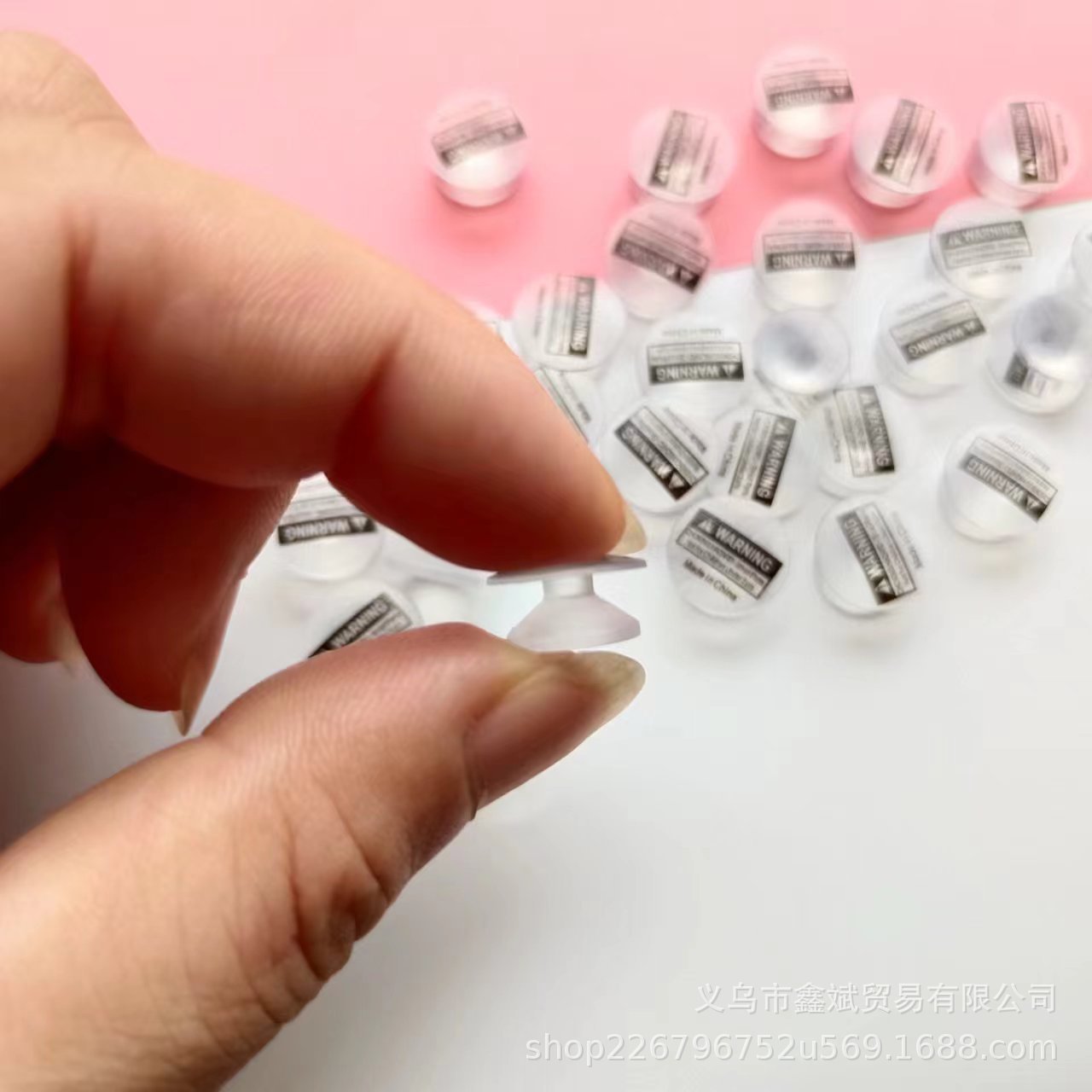 Transparent Tapered Shoe Buckle Hole Shoes Accessories Shoe Flower Bottom Buckle Printing Decorative Shoe Buckle DIY Accessories Bag Hole Shoes