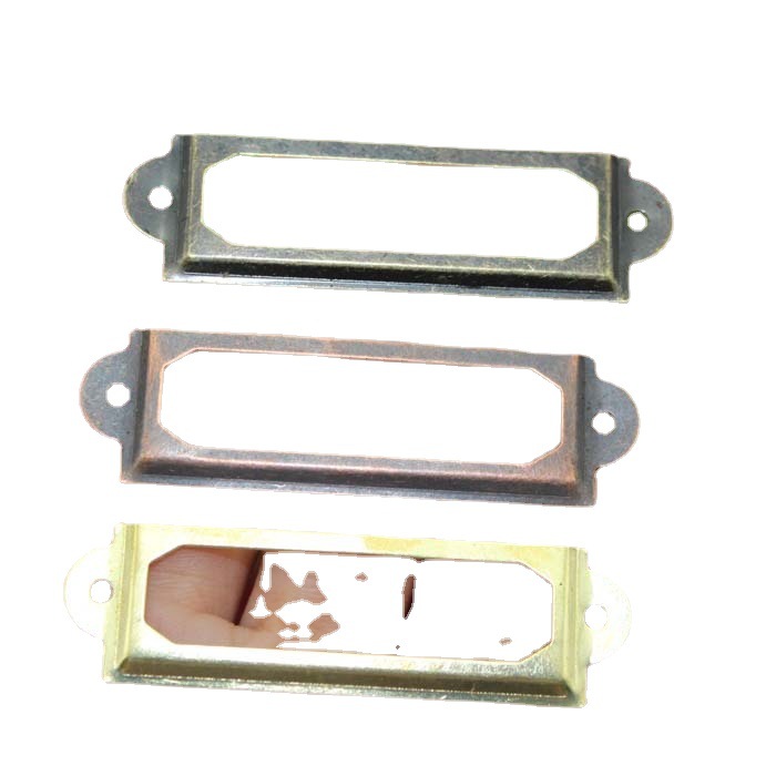 Batch 60*17 four-color packaging box accessories card label gift box buckle small label handle label frame decorative frame