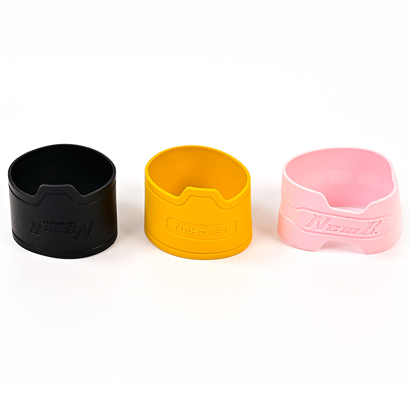 Silicone non-slip cup cover stainless steel cup space pot silicone base silicone cover plastic sports Cup protective cover