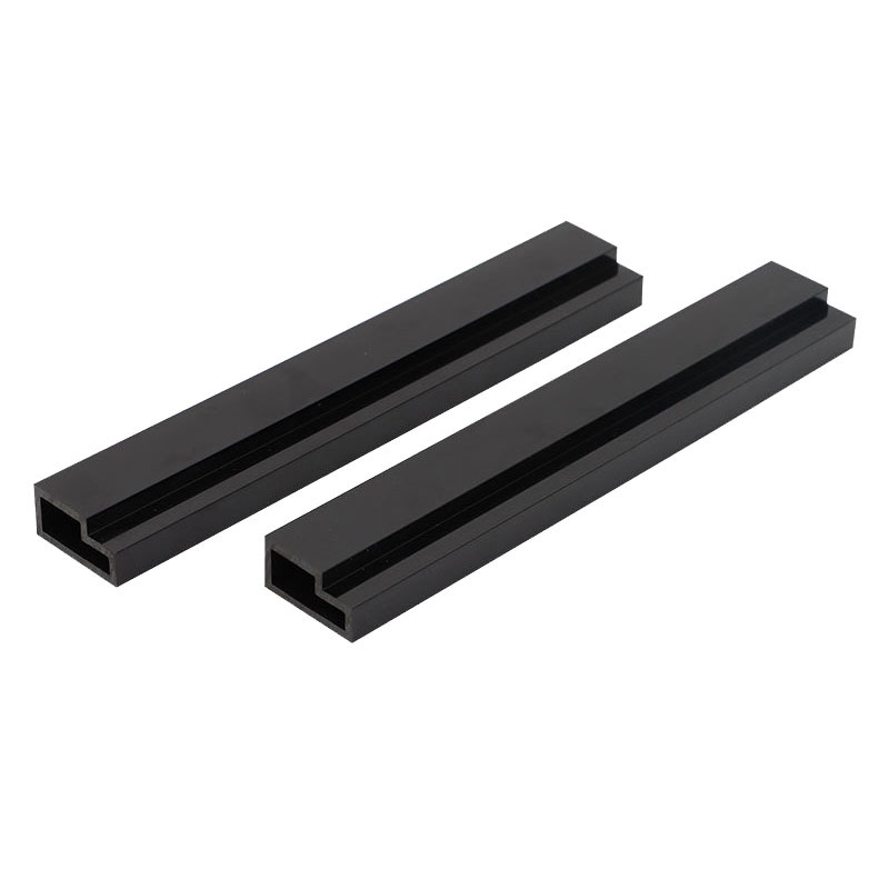 Factory plastic profile extrusion custom ABS high gloss trapezoidal strip PVC soft and hard co-extruded plastic strip plastic edge strip