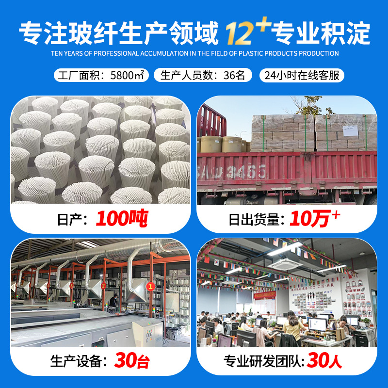 Manufacturer Wholesale Children's Tent Bracket Fiberglass Fiber Rod Mosquito Net Rod Fiberglass Multi-Section Assembled Tent Bracket