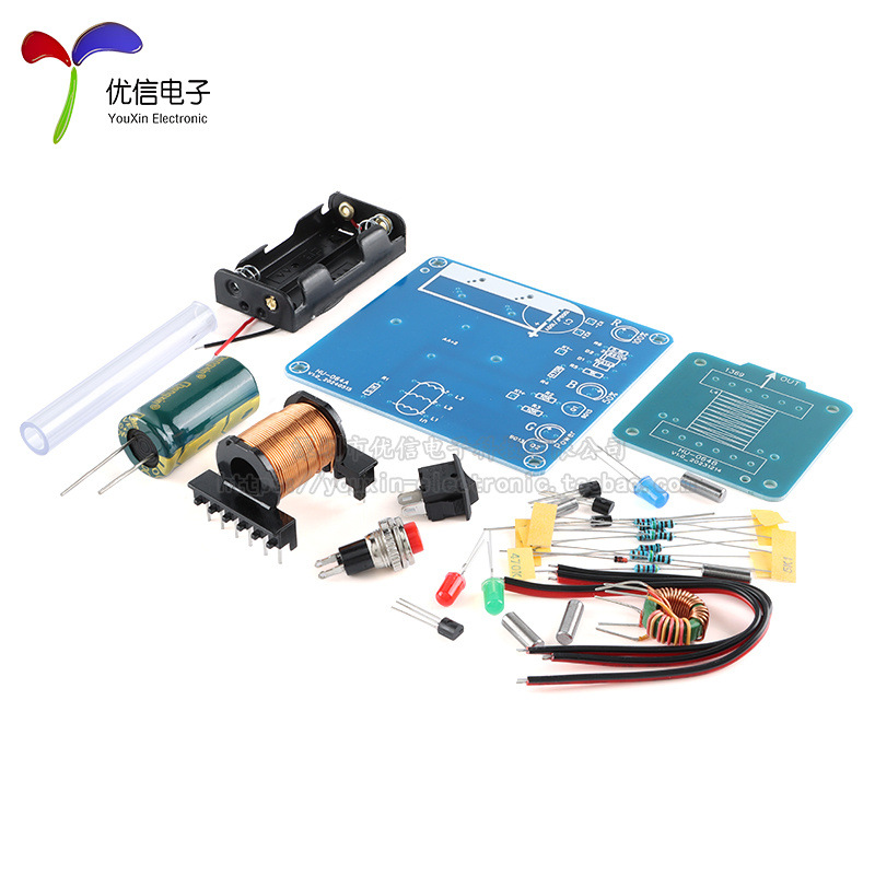 High voltage electromagnetic gun kit DIY electronic module making coil boost module circuit board welding practice parts