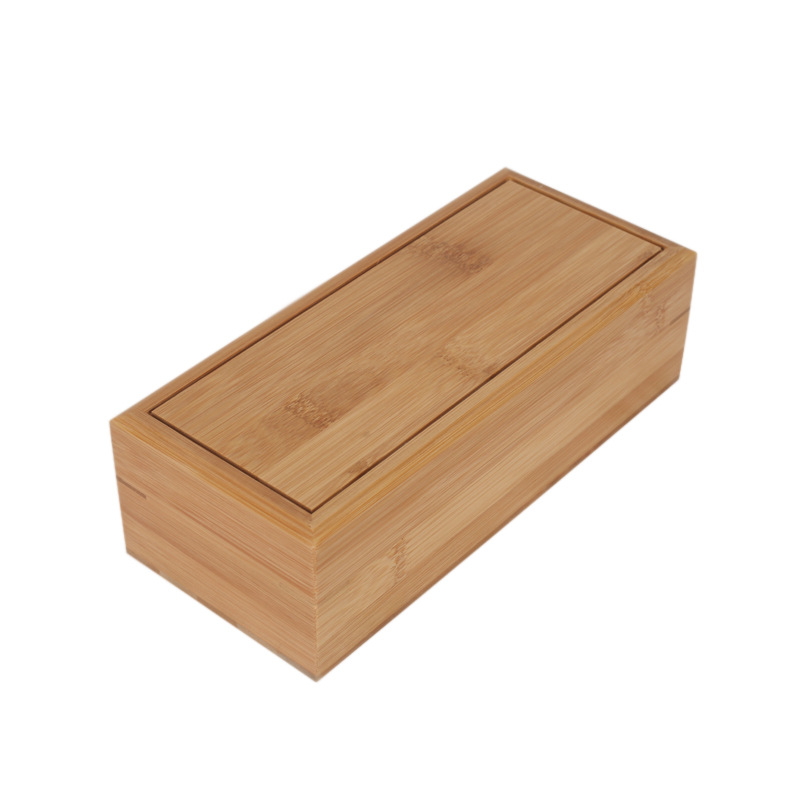 Manufacturer Wholesale Wooden Box Rectangular Retro Table Jewelry Storage Box Solid Wood Simple Wooden Bamboo Box Gift Box Customization