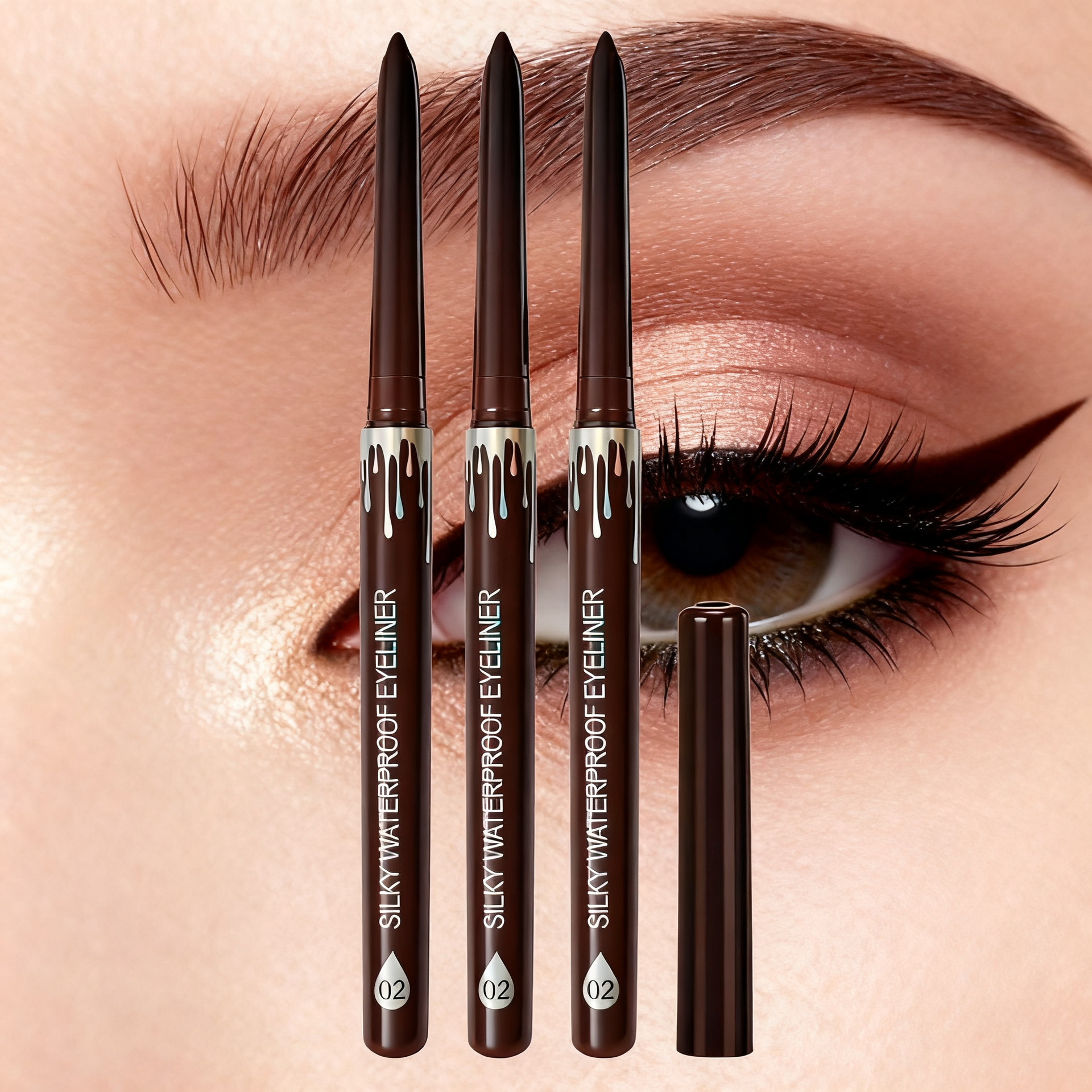 Кросс-бордерный популярный автоматический вращающийся карандаш для бровей гель-карандаш для глаз кремовый карандаш для глаз оригинальный товар