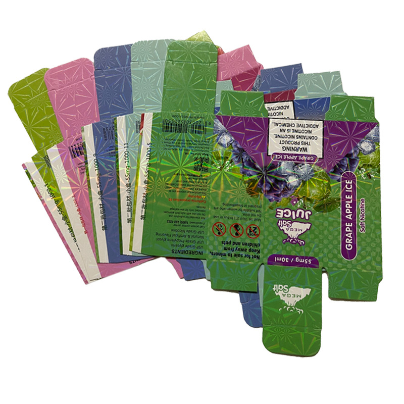 Color box imposition printing professional plate 350g white cardboard box film custom small batch price cost-effective