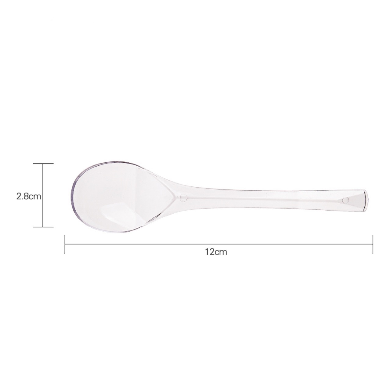 Ps Spoon Disposable Plastic Spoon Mousse Spoon Dessert Spoon Fork Transparent