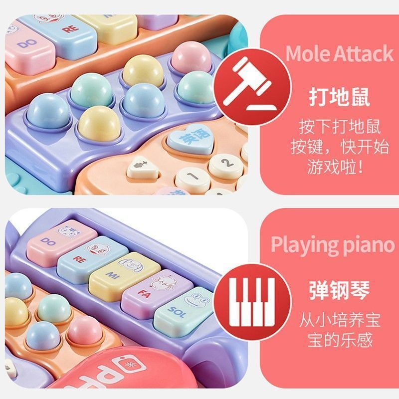 Baby toy simulation telephone landline baby baby boy girl music puzzle early education 1 year old 2 years old 3