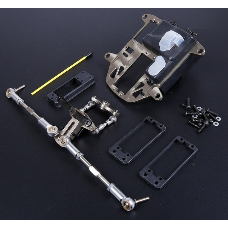 Aluminum Symmetrical Push-Pull Steering Kit for 1/5 Hpi Cross-Border