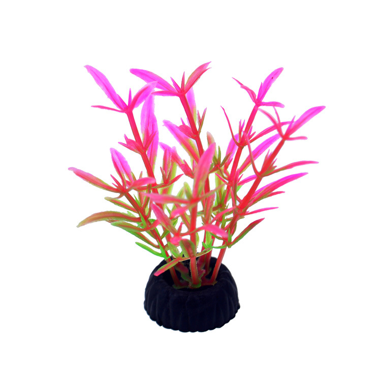 Fish Tank Fake Aquatic Plants Simulated Aquatic Plants Simulated Flowers and Plants Decoration Aquatic Landscaping Plastic Small Aquatic Plants Manufacturer Wholesale