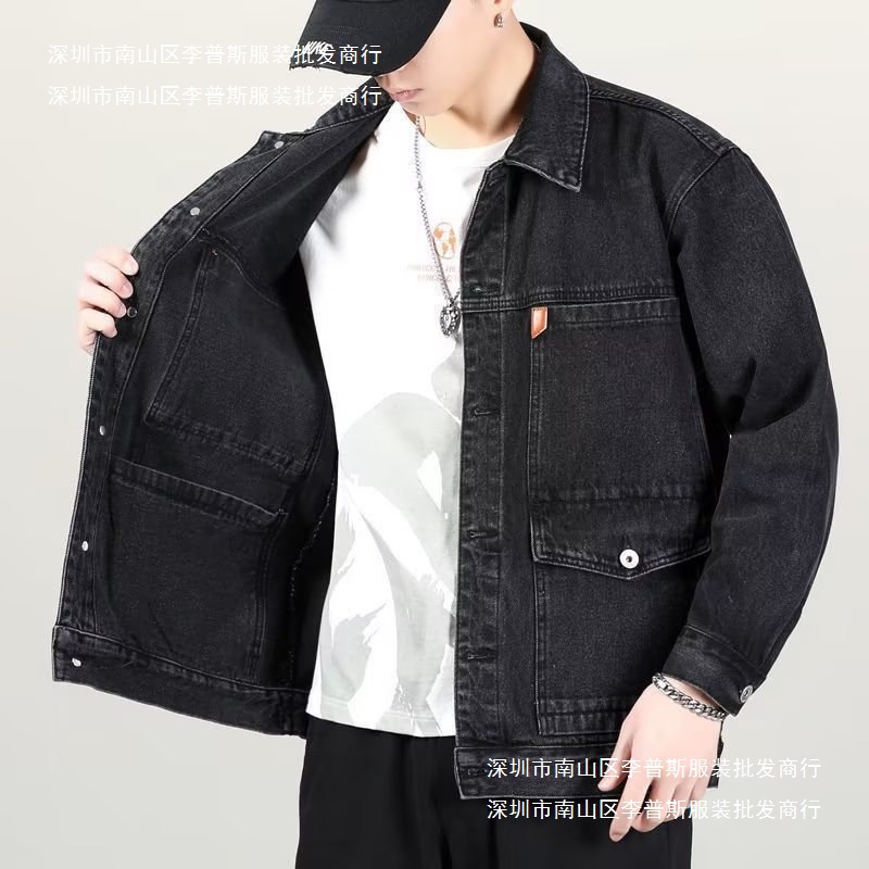 Wholesale Denim coat plus size tooling jacket denim S-5XL available for orders