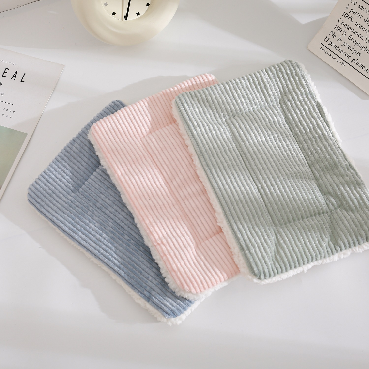 Коврик для гнезда хомяков, теплый мат из бархата для мелких животных