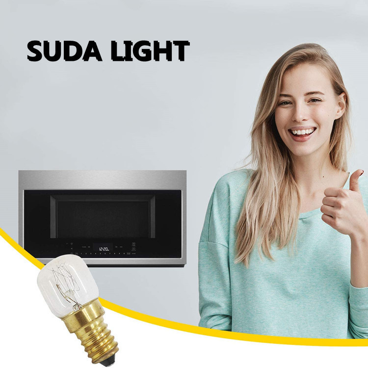 Cross-Border Supply of T25 Oil Fume Bubble T22 Refrigerator Halogen Oven Bulb 15W25W40W Incandescent Lamp