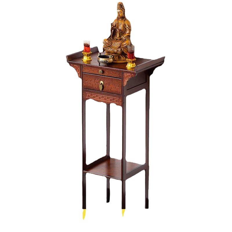 Offering Table Buddhist Table Incense Table Home Living Room Chinese-style Offering Table God Table Tribute Table Bodhisattva God of Wealth Buddha