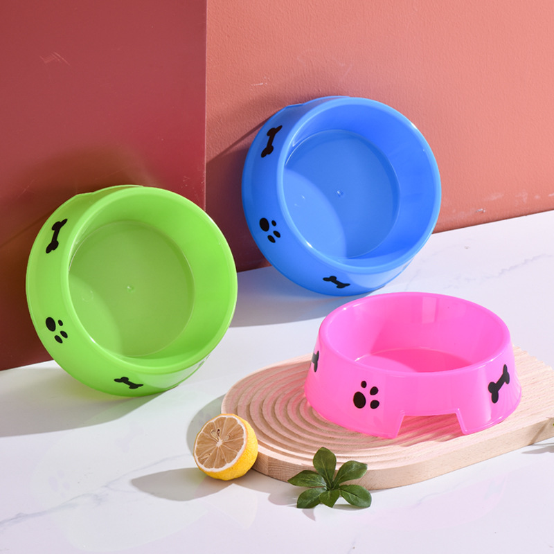 Маленькая круглая миска для кормления домашних животных миска для корма для собак пищевой материал