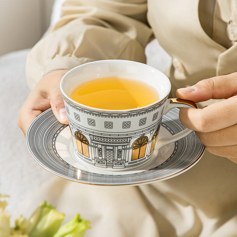 Ceramic Flower Teapot suit Candle Holder Heating Glass Boiling Teapot Fruit Pot Nordic Light Luxury Afternoon Flower Tea Set