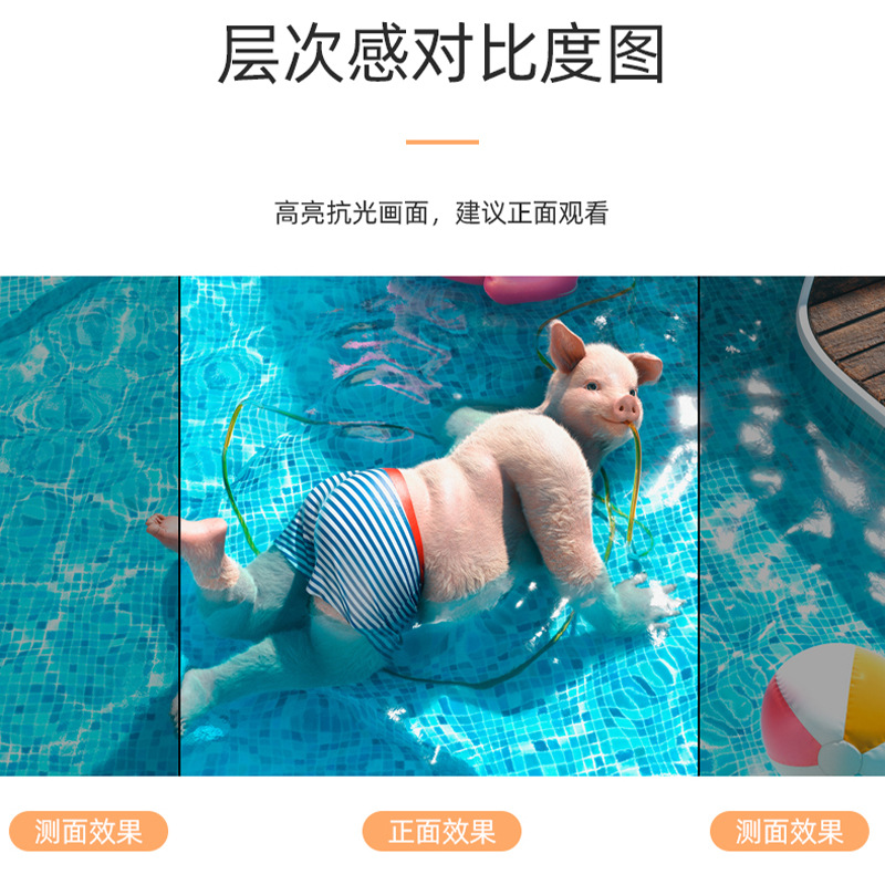 Simple Metal Anti-Light Curtain Projector Home 100 120inch Foldableable 4K High-Definition Movie Projection Curtain