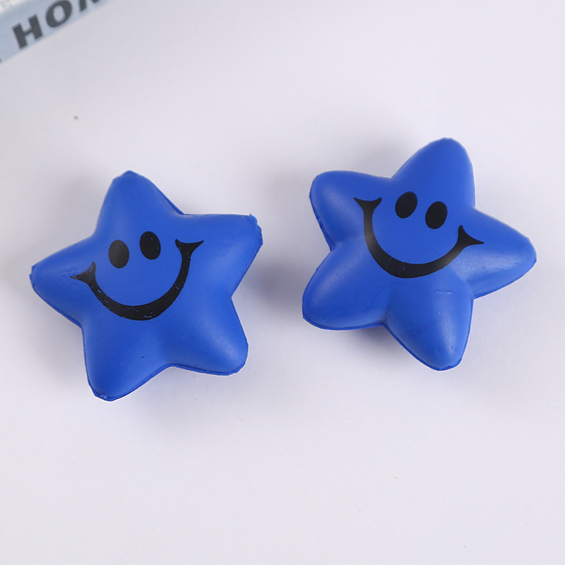 Amazon's Best Selling 5cm Solid Pu Ball 5-Cornered Planet Foam Sponge Kidsren's Decompression and Venting Toy