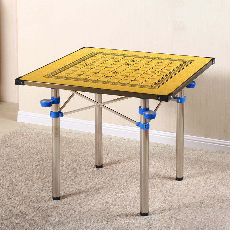 Outdoor Camping Style Mahjong Table Portable Foldableing Mahjong Table Home Small Dormitory Travel Mini Travel Mahjong
