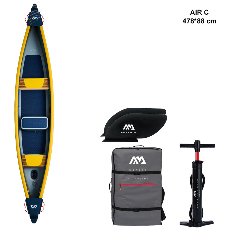 AquaMarina Tomahawk Tomahawk Single Double Triple AIR-C Inflatable Canoe Kayak