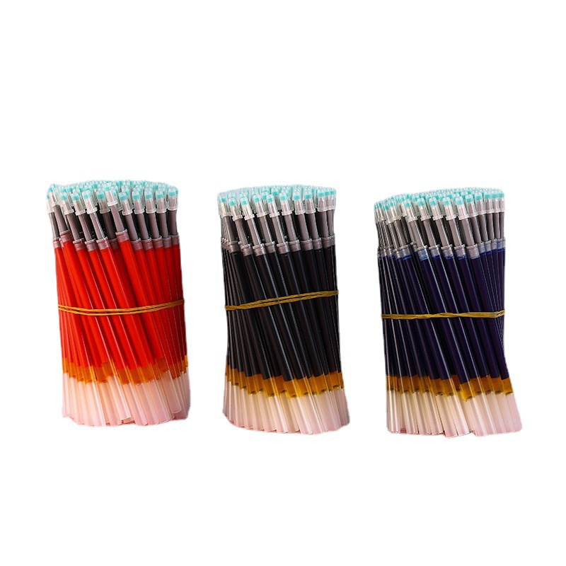 Wholesale press refill gel pen ballpoint pen K35 stationery supplies suit transparent rod black refill