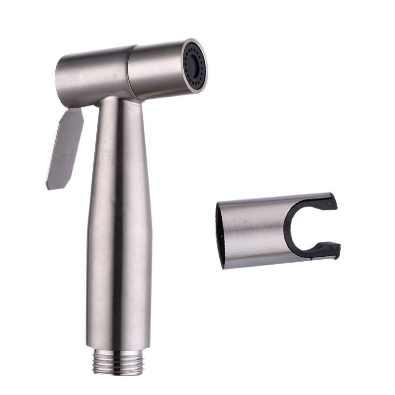 Cross-border 304 stainless steel women's washer suit pressurized toilet spray gun suit blister packaging spray gun three-piece set