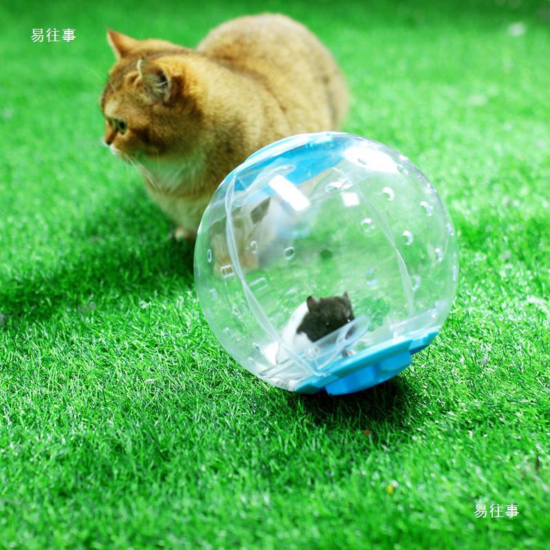 Hamster Bubble Ball Mouse Transparent Pet Toy Sports Ball Stand Golden Bear Squirrel Supplies Running Ball Rolling Ball