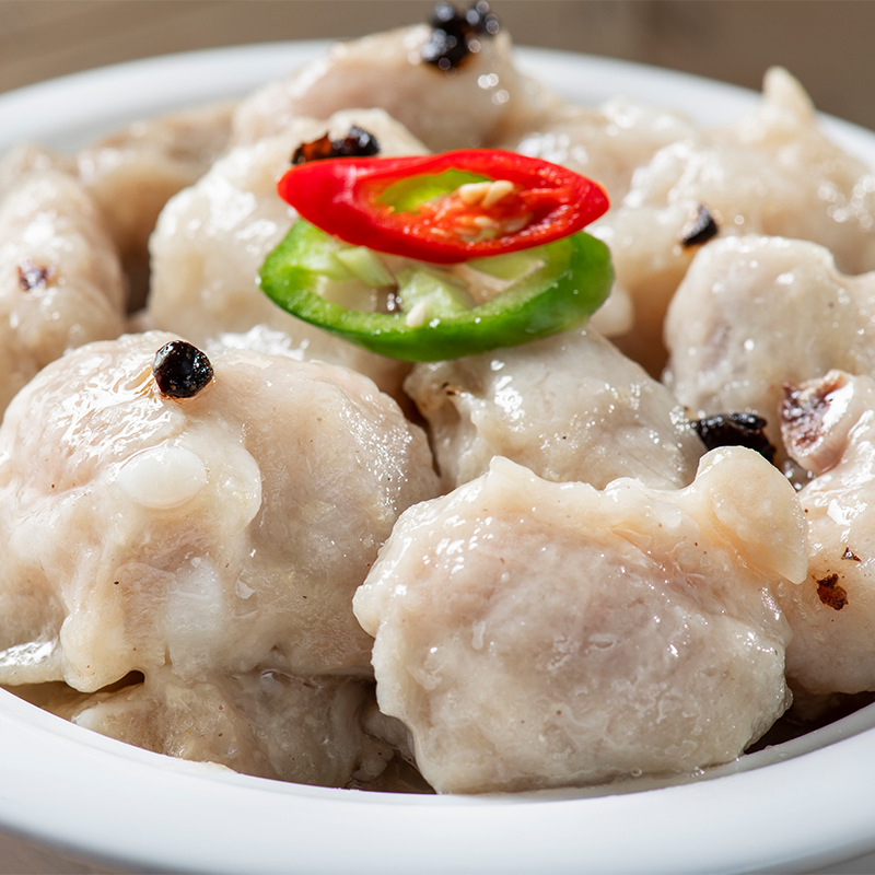 Cantonese-Style Steamed Pork Ribs Wholesale Catering Commercial Quick-Frozen Semi-Finished Products Morning Tea Restaurant Pre-Made Steamed Pork Ribs with Bean Drum Sauce