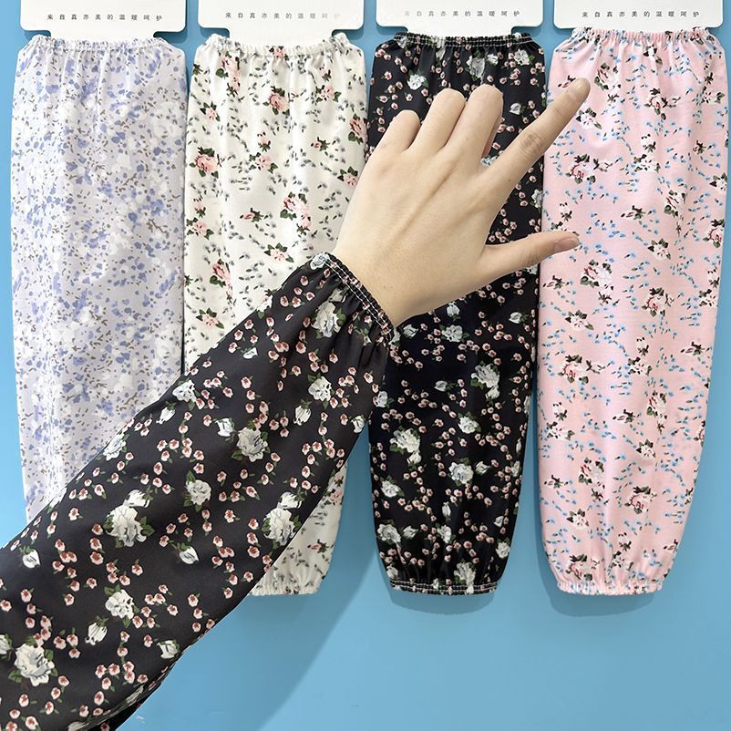 High-Value Straight Ice Sleeves Women's Summer Loose Ice Silk Sunscreen Sleeves Outdoor Riding Arm Sleeves UV Protection