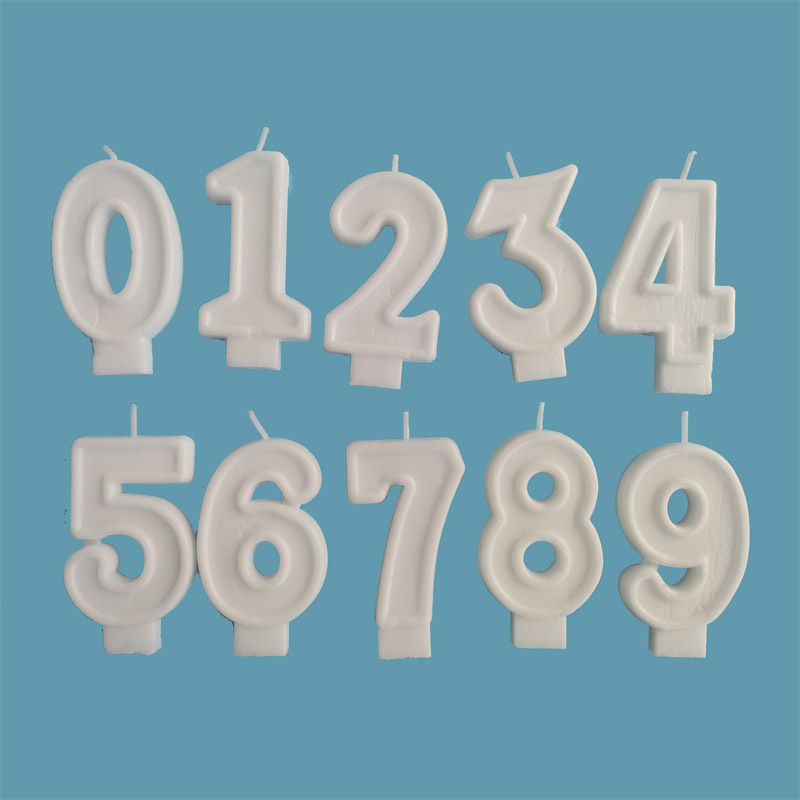 Оптовая продажа цифровых свечей для торта 0-9