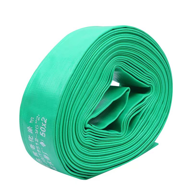 in stock High Pressure Explosion-proof Wear-resistant Thickening Agricultural Industrial Irrigation Water Belt Irrigation Water Pump Hose Plastic-coated PVC Water Belt