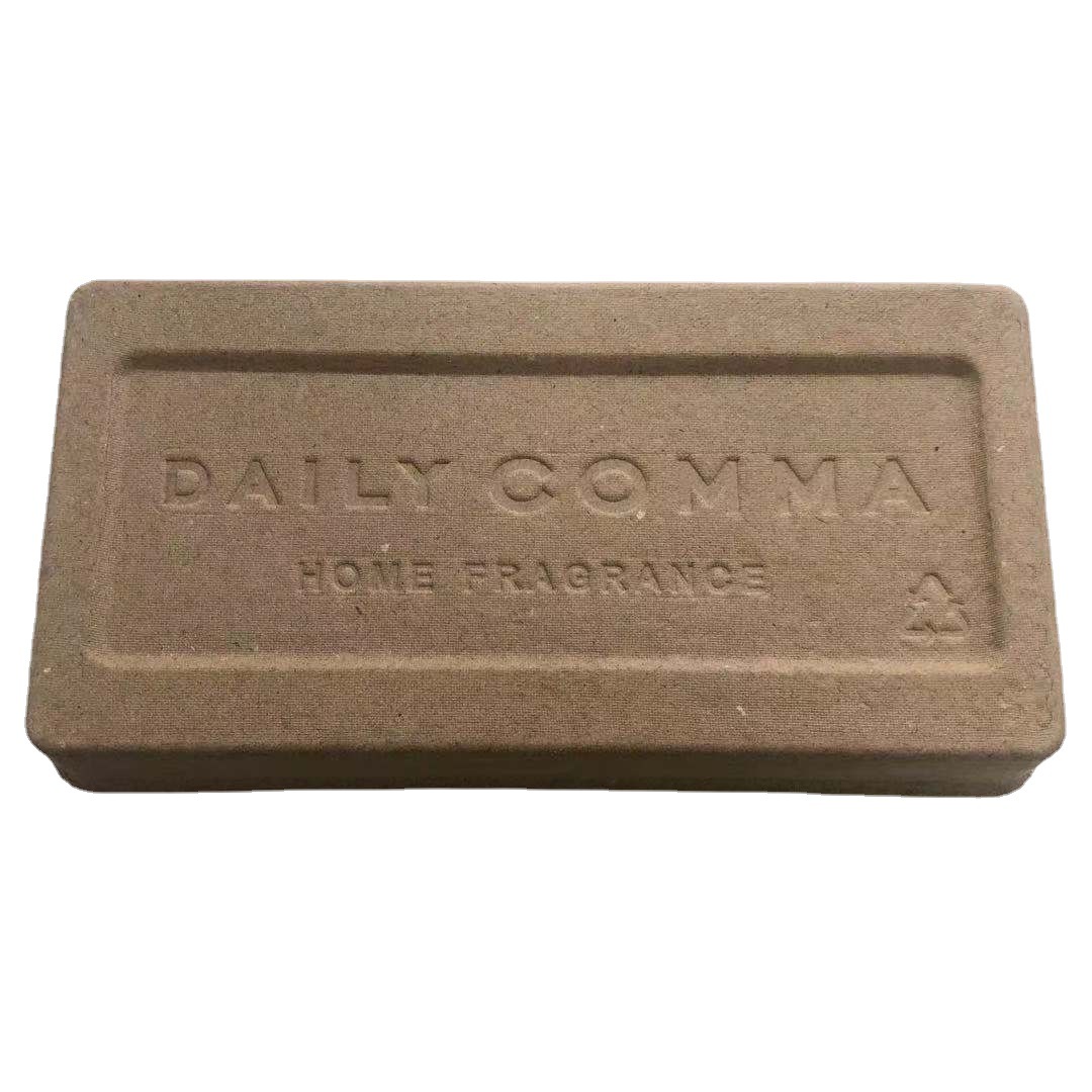 Chongqing Manufacturer Customized Paper Tray Disposable Soap Box Pulp Molded Packaging Box Environmentally Friendly Paper Tray Biodegradable